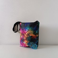 Crossbody kabelka - Barevné abstraktní květiny