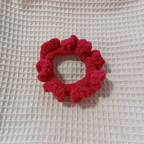 Gumička do vlasů - Barva: Hnědá