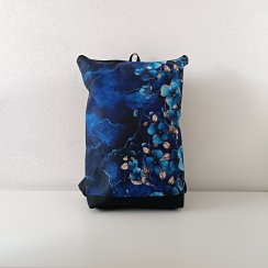 Batoh - Modré květy